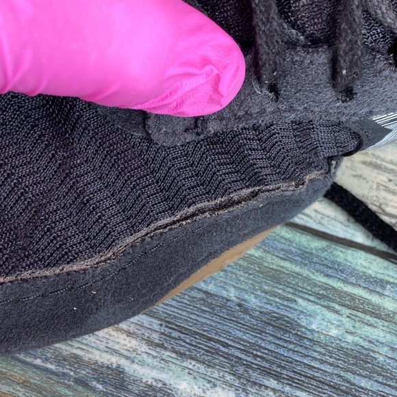 Asics Matcontrol 2 Black Nylon Wrestling Shoe Sneaker Lace Up High Top Mens 7.5M - Picture 12 of 13